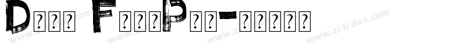 Dker FeltPen字体转换